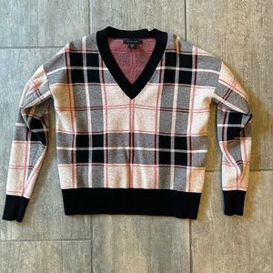 Tahari Plaid Sweater